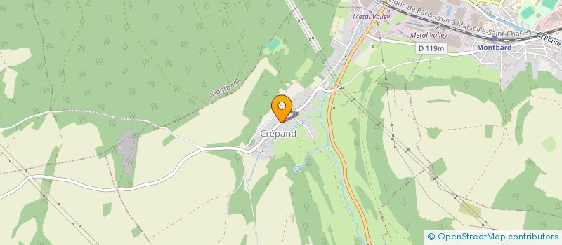 localisation de l'entreprise 920 720 653   CREPAND