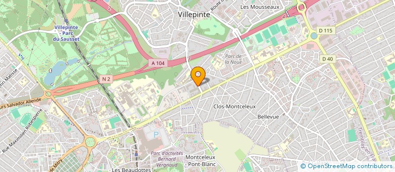 localisation de l'entreprise 920 725 694   VILLEPINTE