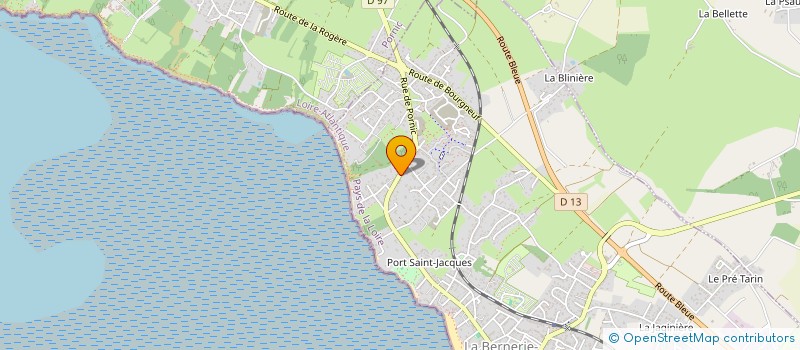 localisation de l'entreprise 920 763 059   LA BERNERIE EN RETZ