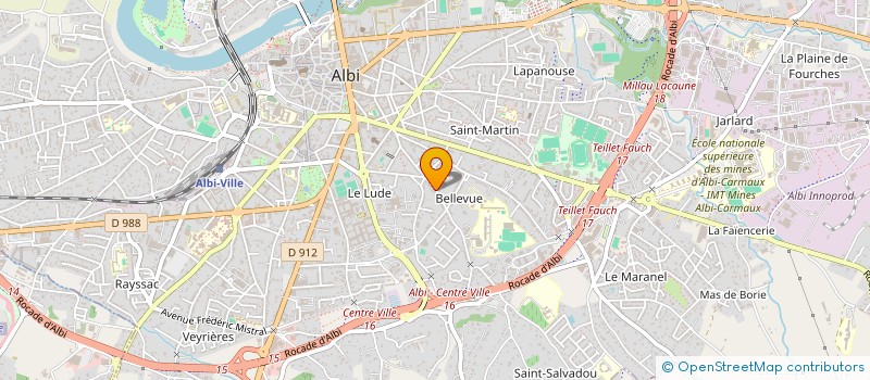 localisation de l'entreprise 920 781 747   ALBI