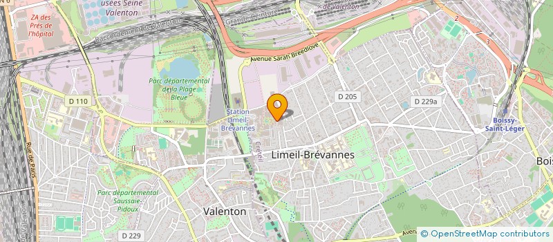 localisation de l'entreprise 920 795 556   LIMEIL-BREVANNES