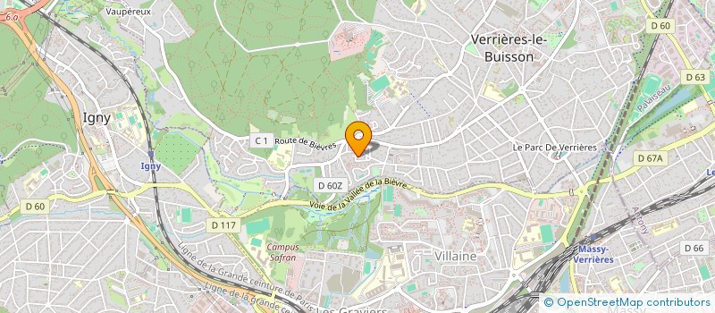 localisation de l'entreprise 920 795 747 à VERRIERES-LE-BUISSON