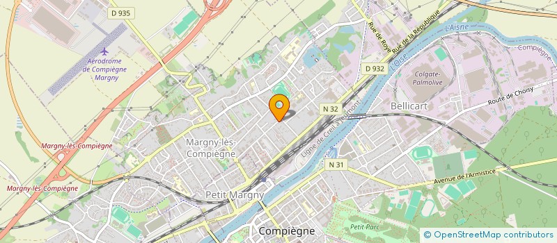 localisation de l'entreprise 920 815 891   MARGNY-LES-COMPIEGNE