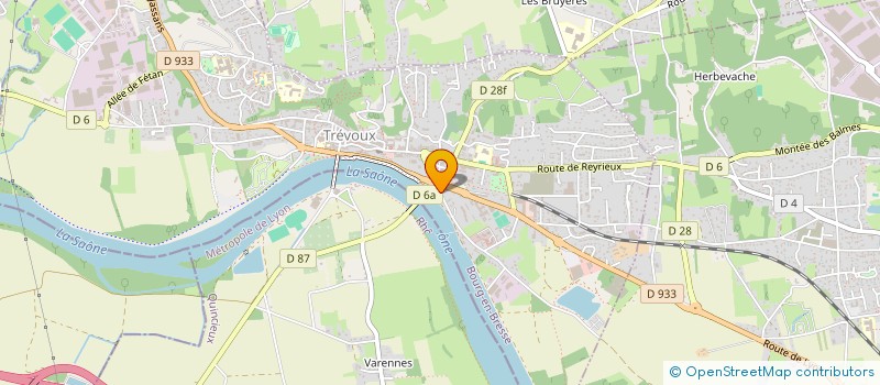 localisation de l'entreprise 920 820 867   VILLEFRANCHE-SUR-SAONE