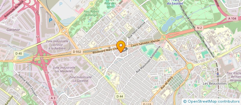 localisation de l'entreprise 920 829 736 à AULNAY-SOUS-BOIS