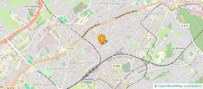 localisation de l'entreprise 920 850 583 à BESANCON