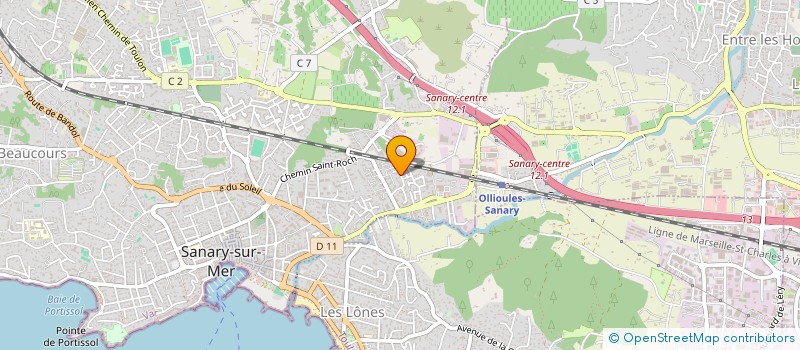 localisation de l'entreprise 920 857 455   SANARY-SUR-MER