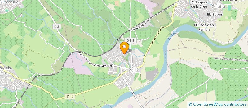 localisation de l'entreprise 920 860 251   BROUILLA