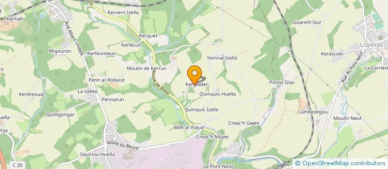 localisation de l'entreprise 920 871 001   PONT-DE-BUIS-LES-QUIMERCH