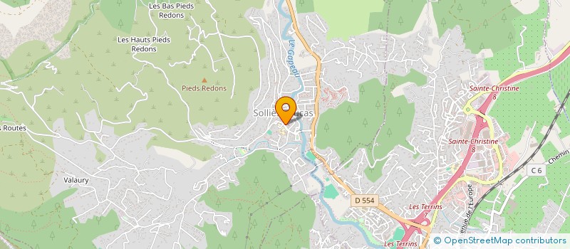 localisation de l'entreprise 920 878 584 à SOLLIES-TOUCAS