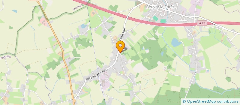 localisation de l'entreprise 920 898 681   BEUVRY-LA-FORET