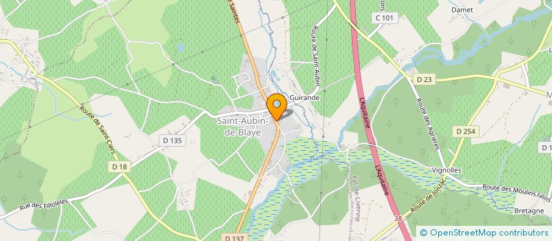 localisation de l'entreprise 920 922 457   SAINT-AUBIN-DE-BLAYE