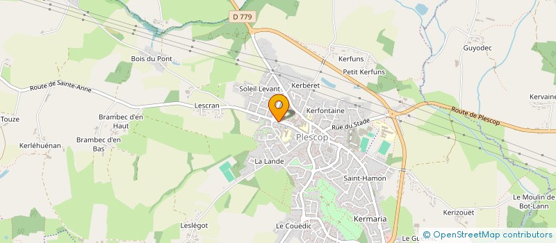 localisation de l'entreprise 920 925 005   PLESCOP