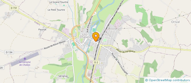 localisation de l'entreprise 920 928 603  à CHALAIS