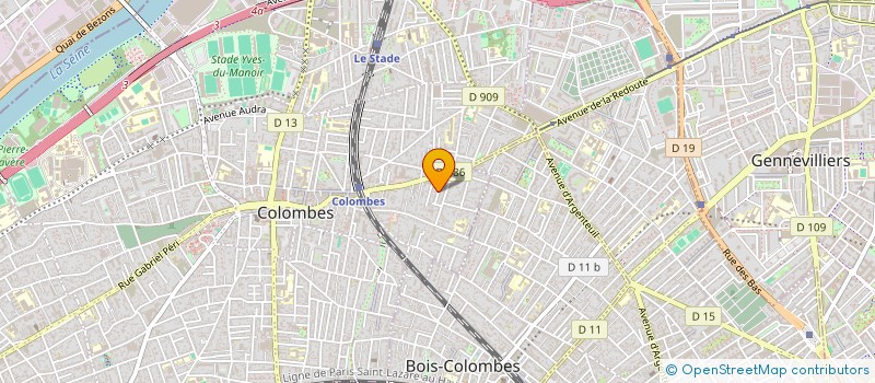 localisation de l'entreprise 920 934 874   COLOMBES