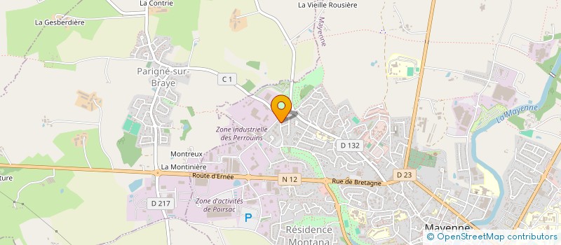 localisation de l'entreprise 920 941 689 à PARIGNE-SUR-BRAYE