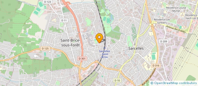 localisation de l'entreprise 920 947 272 à ST BRICE SOUS FORET