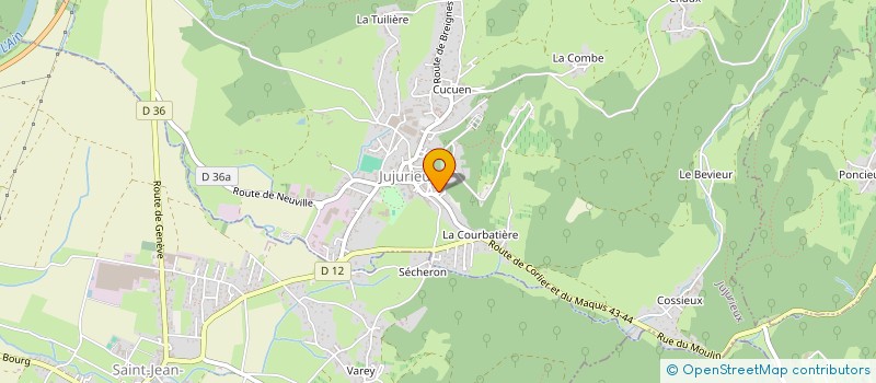 localisation de l'entreprise 920 967 692 à JUJURIEUX