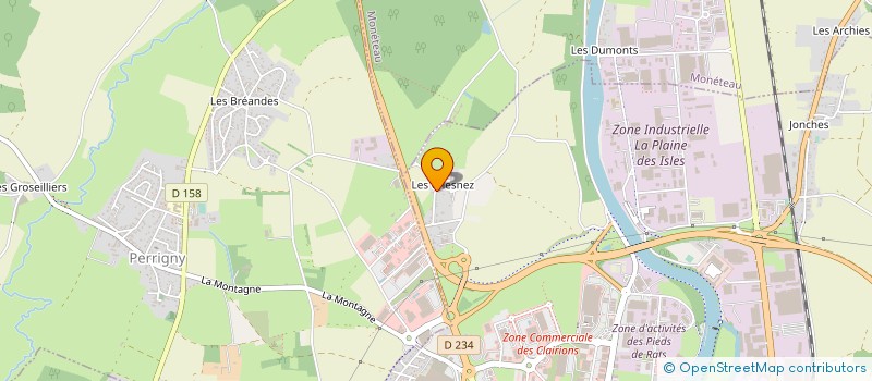 localisation de l'entreprise 920 975 034  à MONETEAU