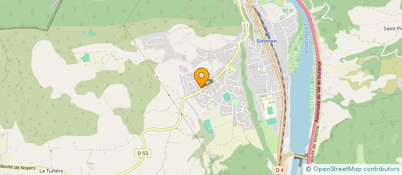 localisation de l'entreprise 920 978 020   SISTERON