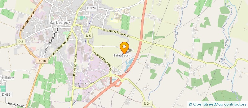 localisation de l'entreprise 920 980 075   BARBEZIEUX-SAINT-HILAIRE