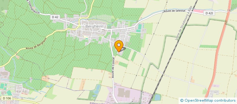 localisation de l'entreprise 920 998 309   COLMAR