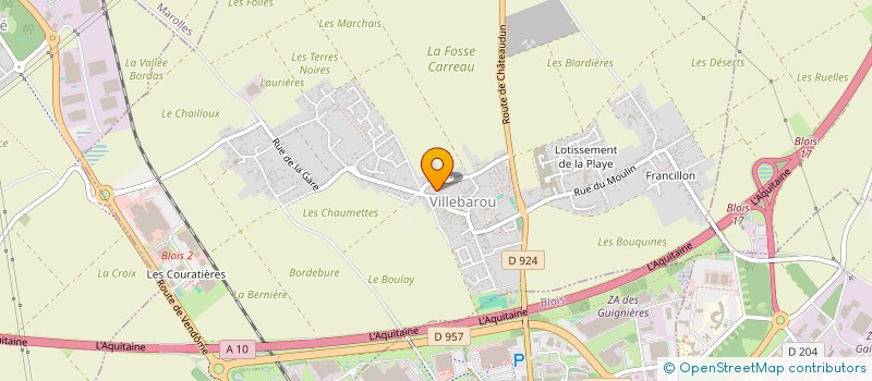 localisation de l'entreprise 921 013 314   VILLEBAROU