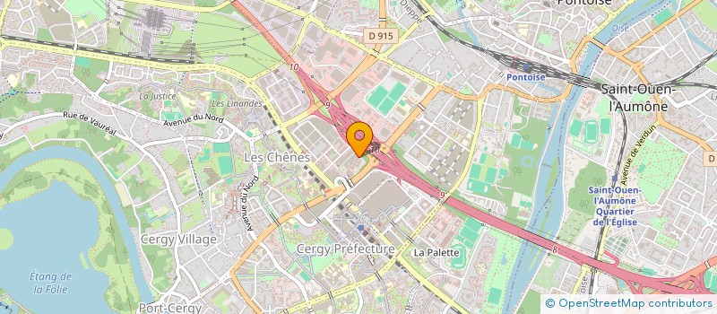 localisation de l'entreprise 921 016 085   JUZIERS