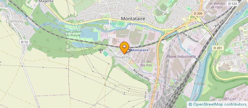 localisation de l'entreprise 921 020 087   THIVERNY