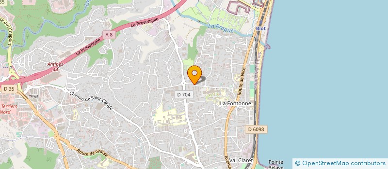 localisation de l'entreprise 921 021 416   ANTIBES