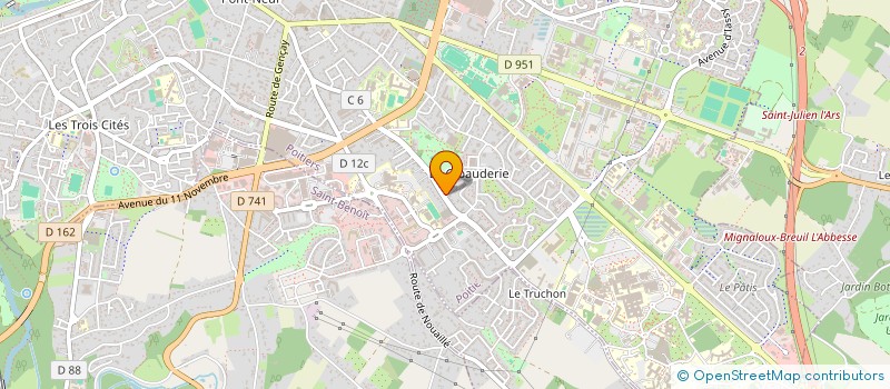 localisation de l'entreprise 921 056 008   POITIERS