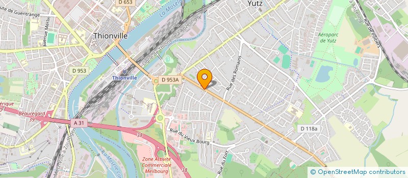 localisation de l'entreprise 921 057 220   YUTZ