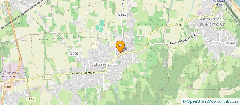 localisation de l'entreprise 921 066 445   CHASSELAY