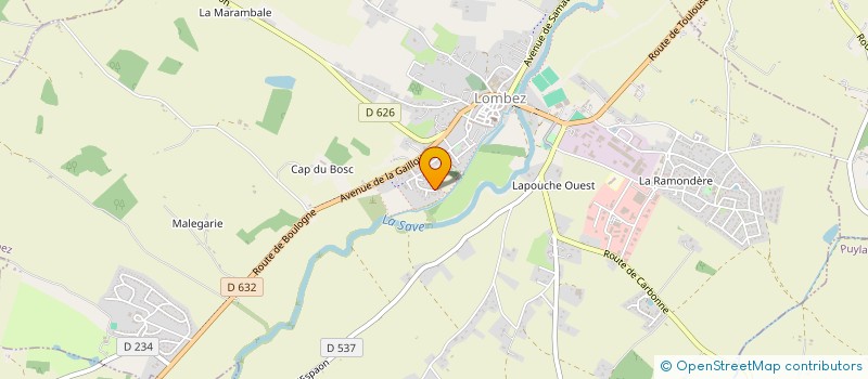 localisation de l'entreprise 921 070 082   LOMBEZ