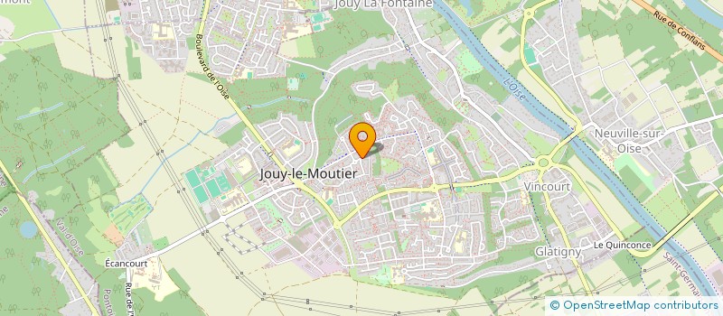 localisation de l'entreprise 921 101 176   CERGY