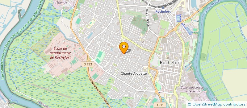 localisation de l'entreprise 921 106 340   ROCHEFORT