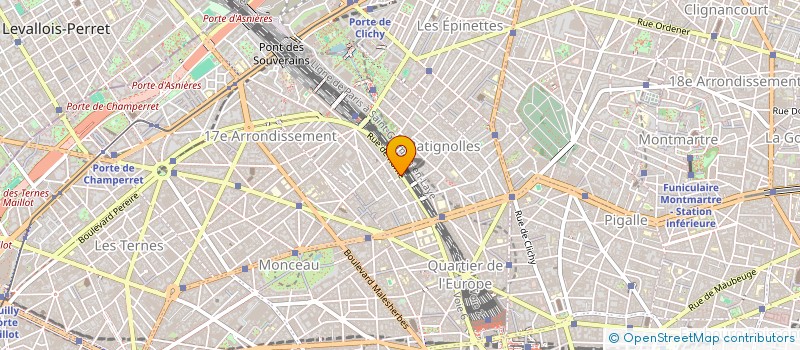 localisation de l'entreprise 921 106 605  à CLICHY