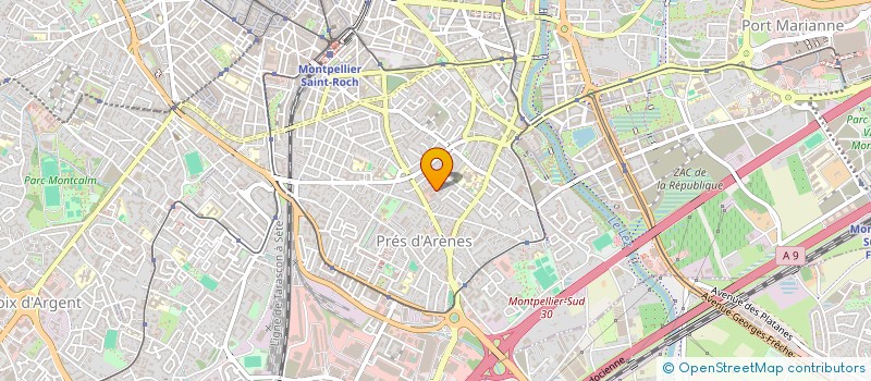 localisation de l'entreprise 921 107 462 à MONTPELLIER
