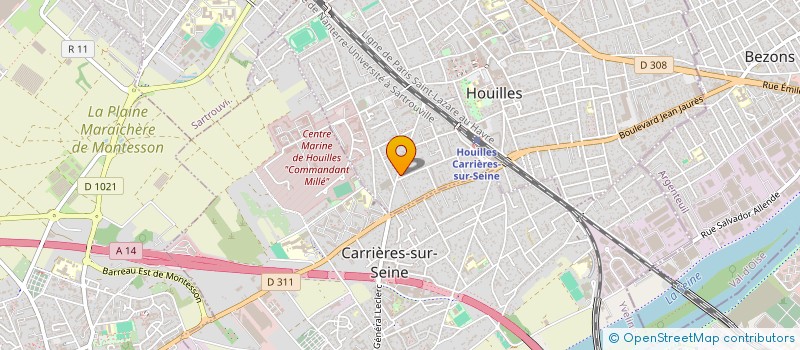 localisation de l'entreprise 921 113 536  à SARTROUVILLE