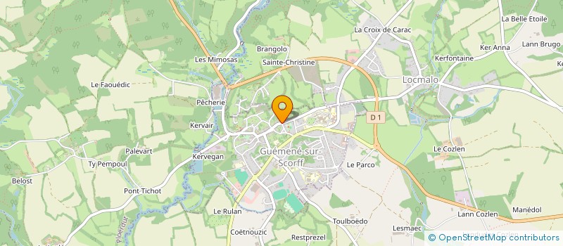 localisation de l'entreprise 921 132 536   GUEMENE-SUR-SCORFF