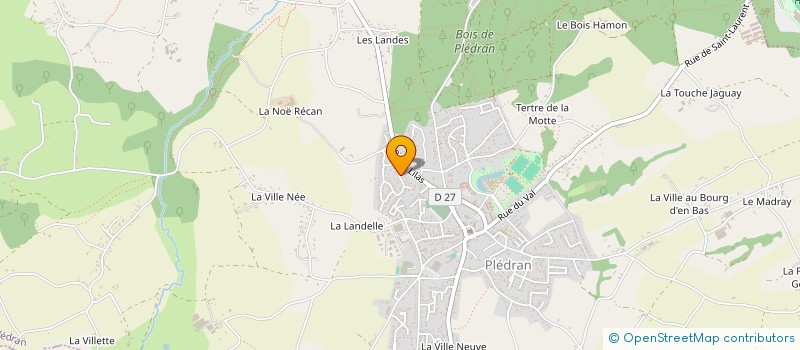 localisation de l'entreprise 921 136 305   PLEDRAN