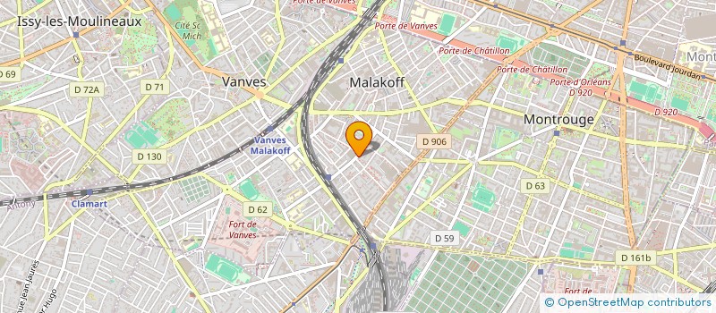 localisation de l'entreprise 921 137 725 à MALAKOFF