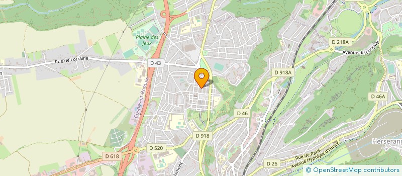 localisation de l'entreprise 921 149 951  à LONGWY