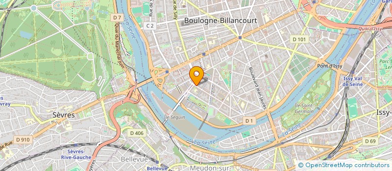 localisation de l'entreprise 921 151 916 à BOULOGNE-BILLANCOURT
