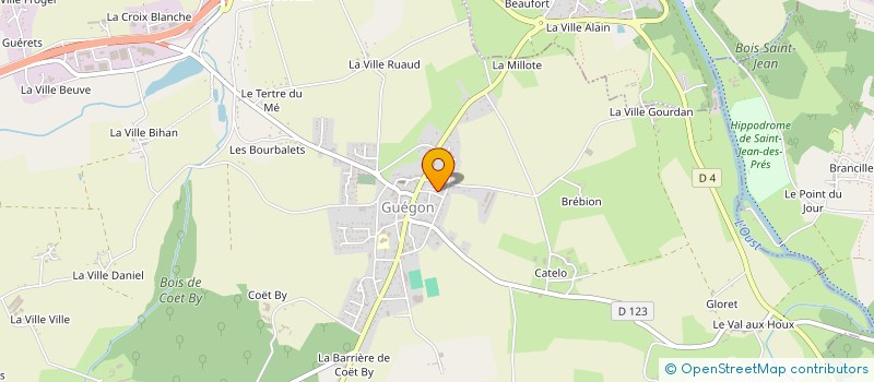 localisation de l'entreprise 921 154 910   GUEGON