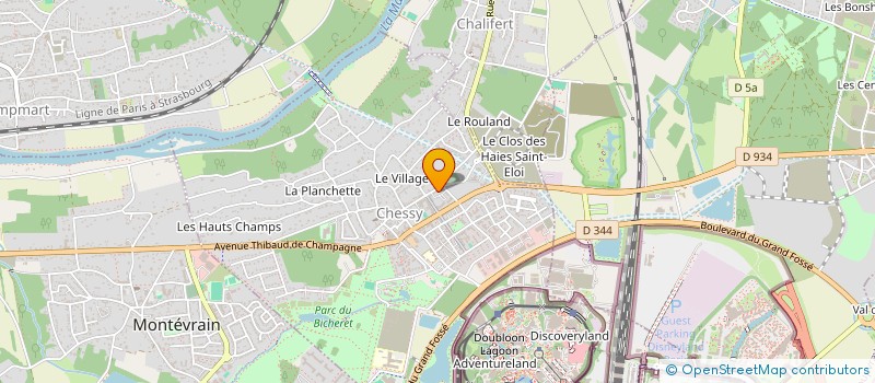 localisation de l'entreprise 921 155 628   CHESSY