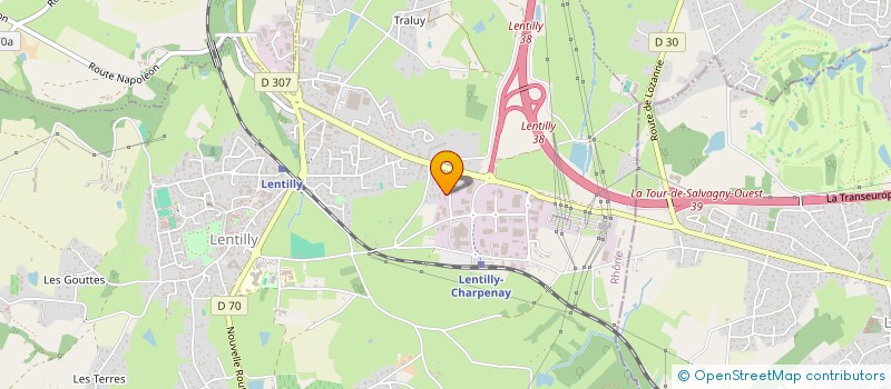 localisation de l'entreprise 921 157 921   LENTILLY