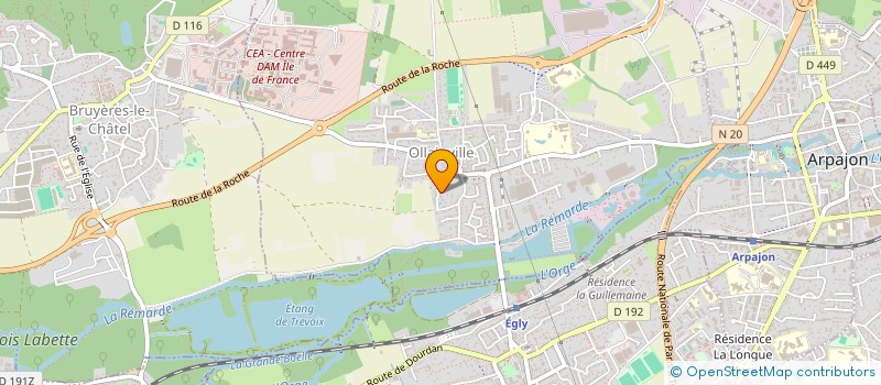 localisation de l'entreprise 921 158 283 à OLLAINVILLE