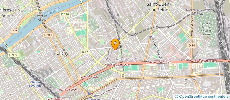 localisation de l'entreprise 921 179 651 à SAINT-OUEN-SUR-SEINE