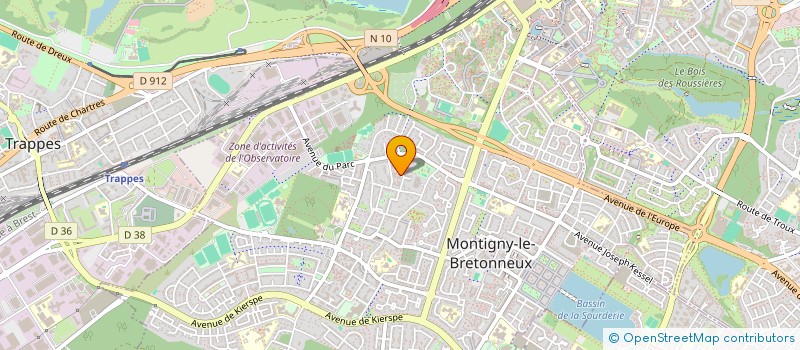 localisation de l'entreprise 921 183 091   MONTIGNY-LE-BRETONNEUX